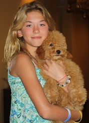 Anastasia with Kents Hill Puppy